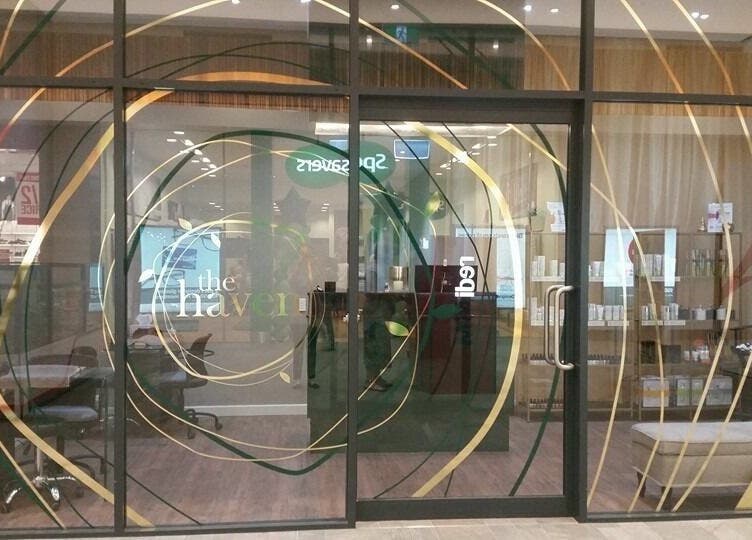 The Haven Medi Spa entrance in Halls Head, Western Australia, AU displaying a modern design.