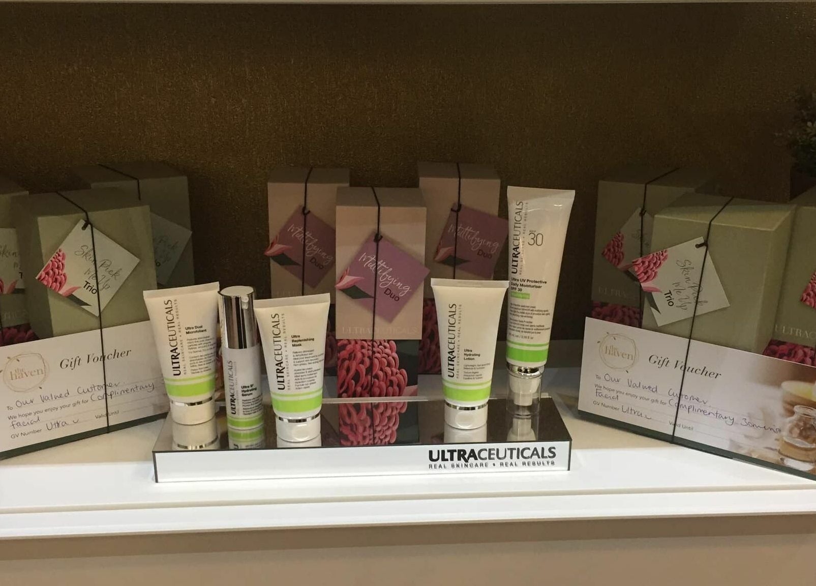 Ultraceuticals skincare products at The Haven Medi Spa, Halls Head, Western Australia, AU.