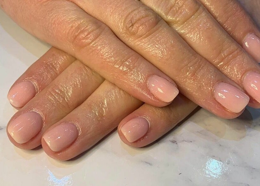 Beautiful manicure at The Haven Medi Spa, Halls Head, Western Australia, AU showcasing natural elegance.