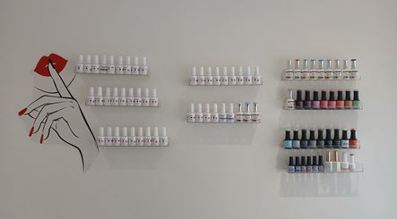 Nail polish collection at SN BEAUTY LAB, Johannesburg, Gauteng, ZA, showcasing vibrant colors and elegant design.