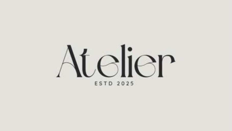 Atelier logo, established 2025, located in Stockton-on-Tees, England, GB.