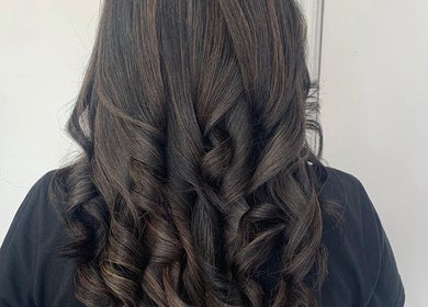 Beautifully styled curls at Gayatri Beauty Clinic in Leicester, England, GB.