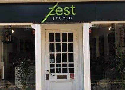 Entrance of Zest Studio in Colchester, England, GB featuring elegant and inviting exterior design.