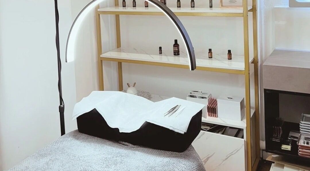 Tranquil treatment area at C-Beauty (Nail-Lash-Spa Massage) in Melbourne, Victoria, AU with massage essentials.