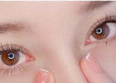 Close-up of styled lashes at C-Beauty (Nail-Lash-Spa Massage) in Melbourne, Victoria, AU.