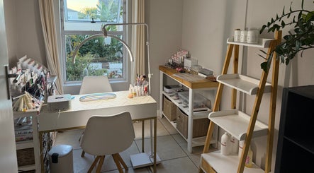 Bright nail station at H.O.T - House of Trend, Cape Town, Western Cape, ZA. Light decor and natural ambience.