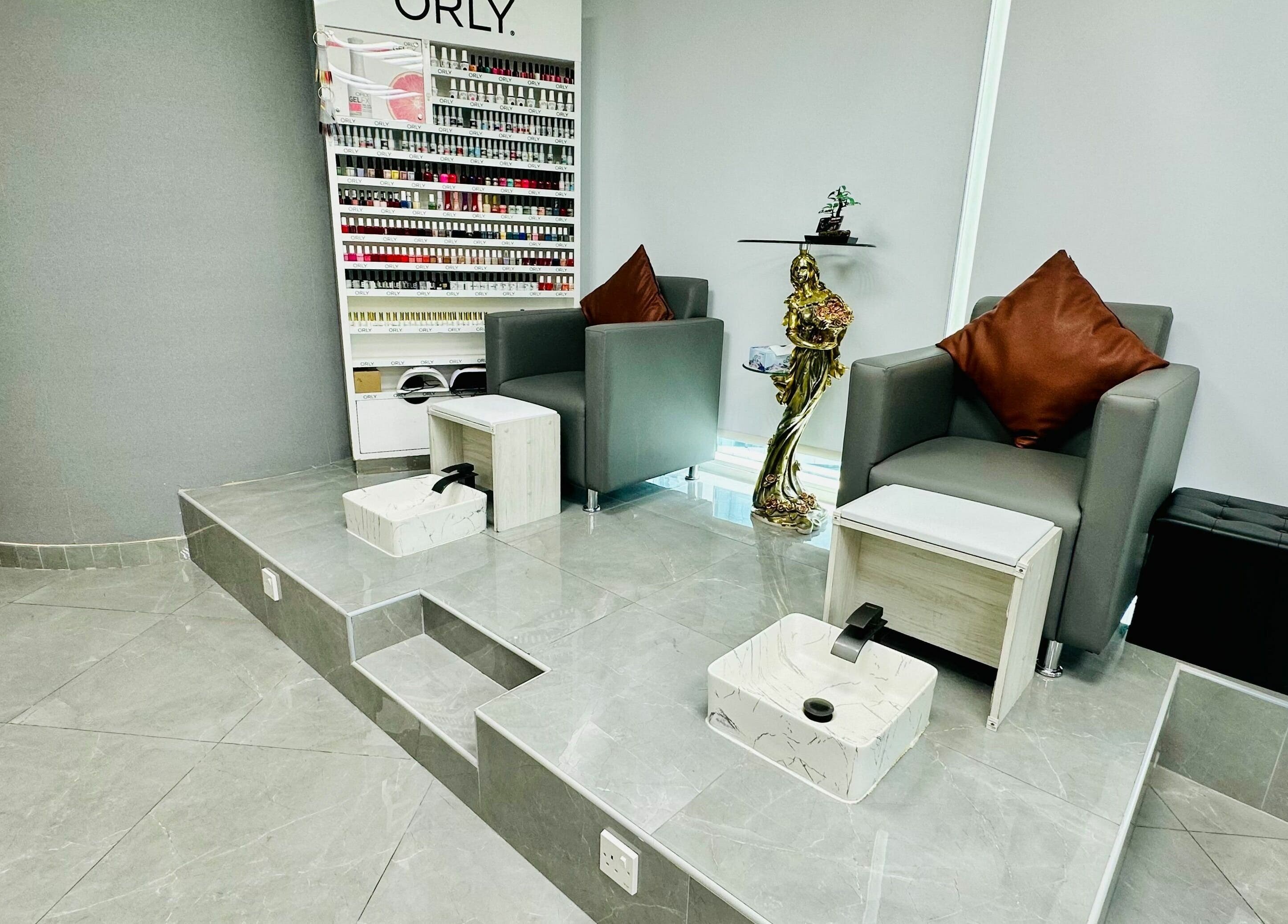 Elegant pedicure chairs at Ultimo Capelli Beauty Centre DMCC, Dubai, Dubai, AE. Perfect for a relaxing experience.