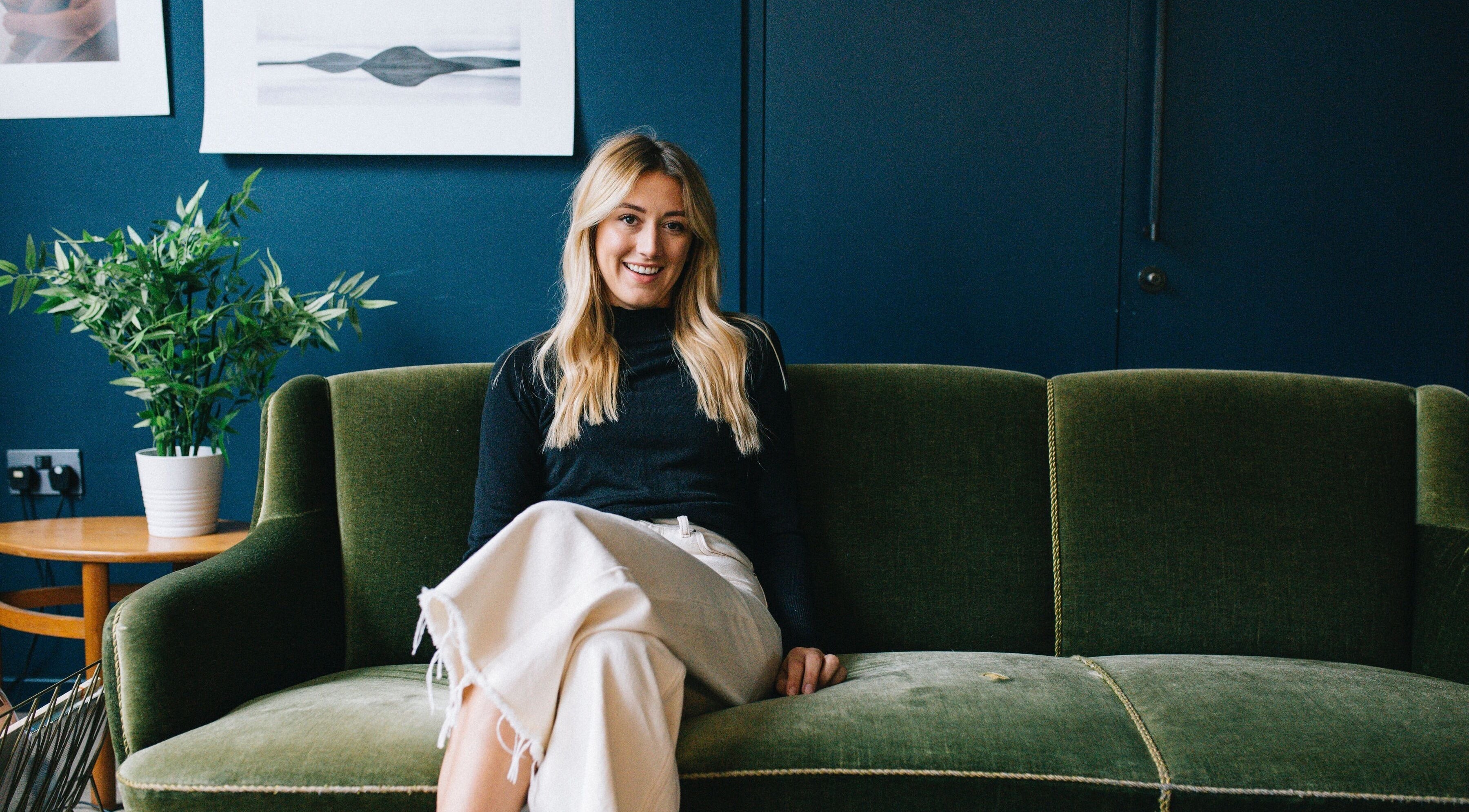 Cozy seating area at Home Studio E11, showcasing a stylish interior in London, England, GB.