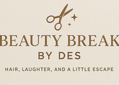 The Pampered Pearl Salon logo with scissors, Poyen, Arkansas, US.