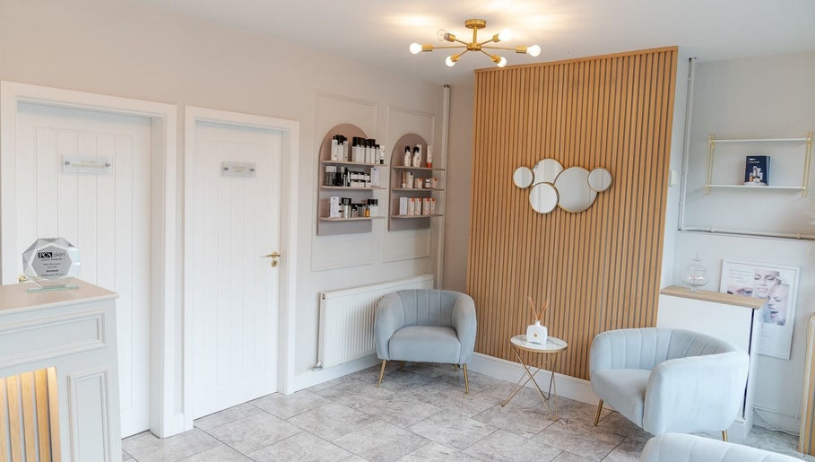 Cozy waiting area at Be You Leeds featuring elegant chairs and decor in Leeds, England, GB.