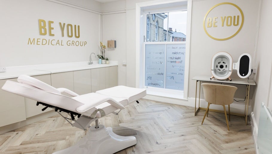 Be You Wetherby spa treatment room with reclining chair, Wetherby, England, GB.