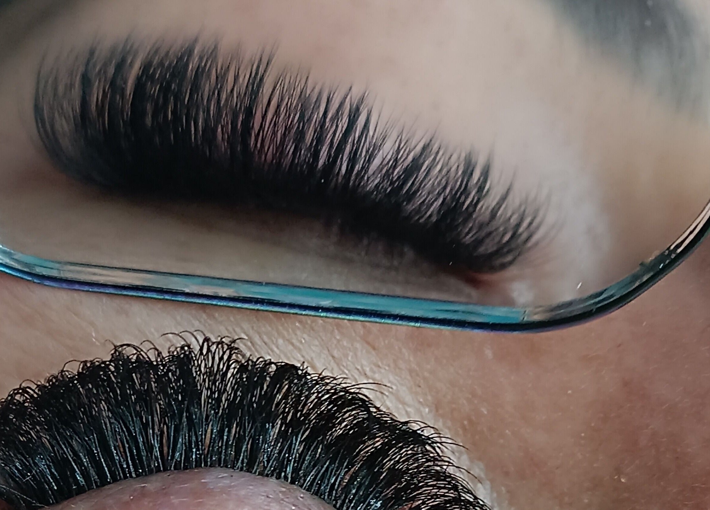 Close-up of elegant eyelashes at KA Aesthetics, Sandton, Gauteng, ZA, showcasing expert beauty treatment.