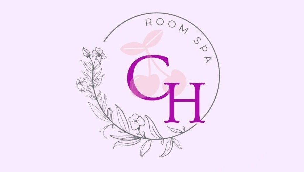 Logo floral del Cherry Room Spa en Toa Baja sábana seca, Toa Baja, PR.