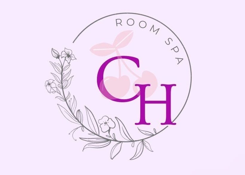 Logo floral del Cherry Room Spa en Toa Baja sábana seca, Toa Baja, PR.