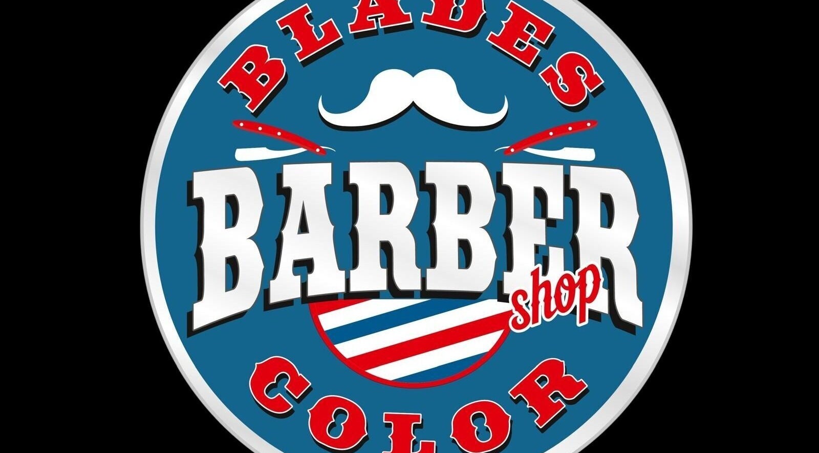 Logo de BladesColor Reus en Reus, Catalunya, ES. Diseño profesional de barbería.