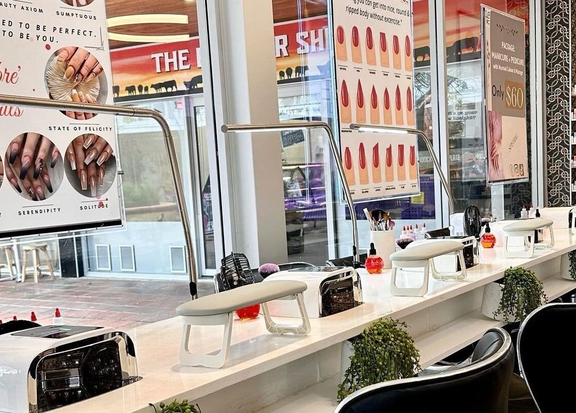 Modern nail salon interior at Tip Toe Nail Salon - Dickson, Dickson, Australian Capital Territory, AU.