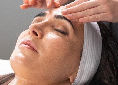 Facial massage at Pretty Smooth Beauty in Burham, England, GB, providing a serene wellness experience.