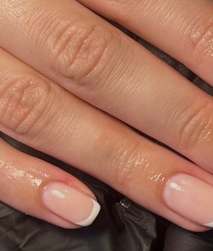 Elegant French manicure at Nails by Molly, Falkirk, Scotland, GB showcasing perfect nail artistry.