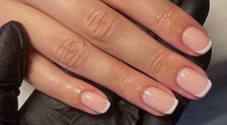 Elegant French manicure by Nails by Molly in Falkirk, Scotland, GB featuring sleek white tips.