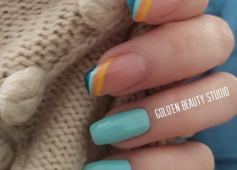 Stylish multicolor nails at Gold'en Beauty Studio in Sandton, Gauteng, ZA. Perfect for standout beauty and style.