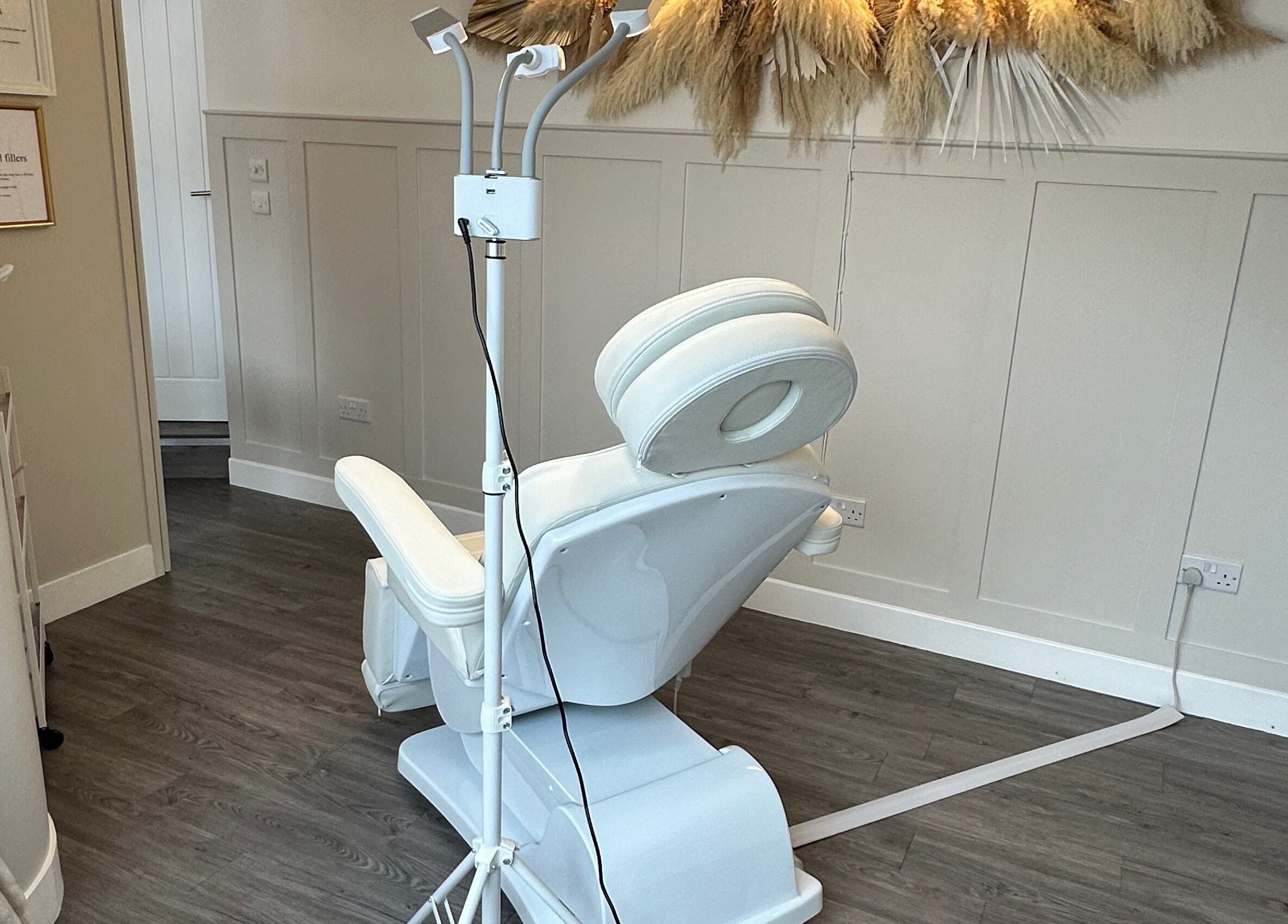 Comfortable treatment chair at The Aesthetics and Beauty Co - Ilkeston, Ilkeston, England, GB.