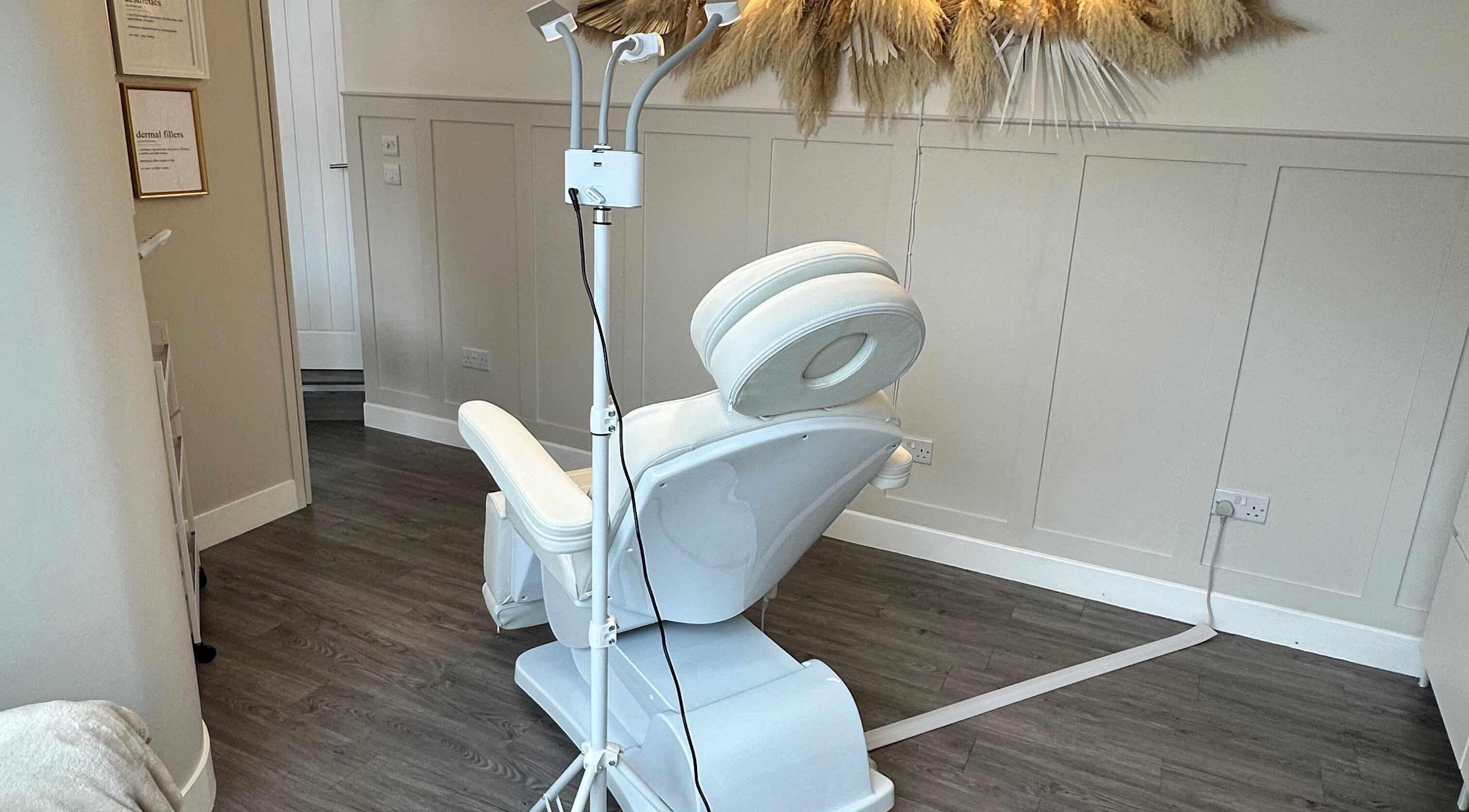 Comfortable treatment chair at The Aesthetics and Beauty Co - Ilkeston, Ilkeston, England, GB.