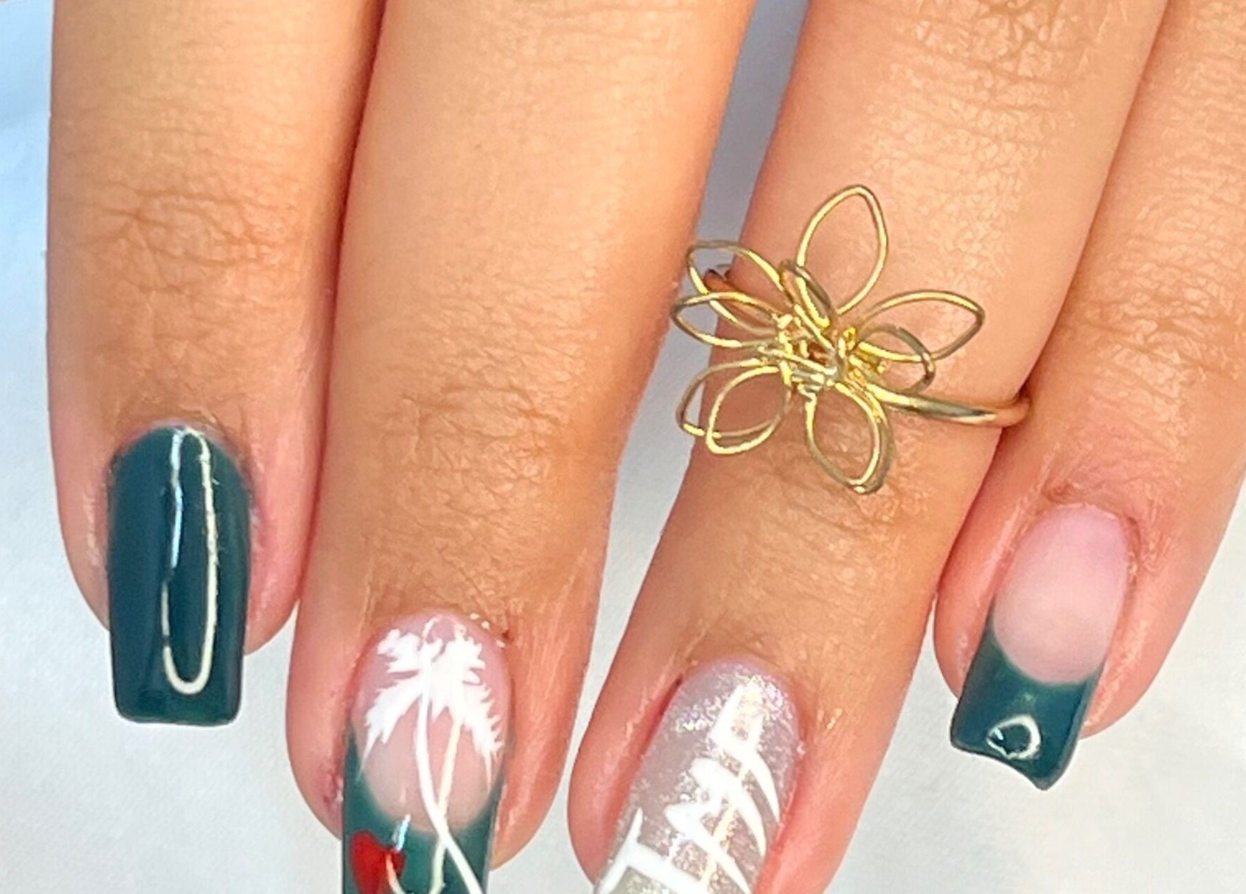 Arte de uñas estilizado en Jaz Nails Studio, Santo Domingo, Distrito Nacional, DO.