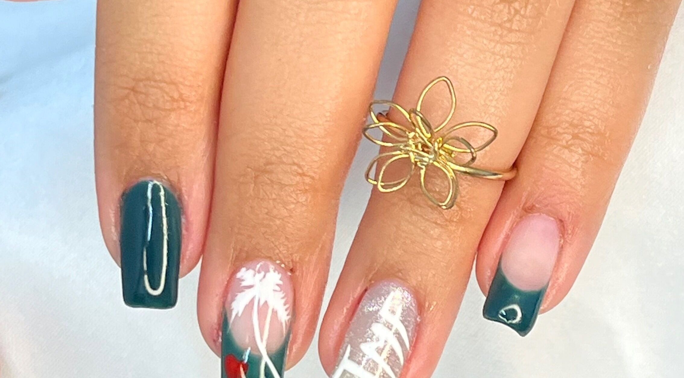 Arte de uñas estilizado en Jaz Nails Studio, Santo Domingo, Distrito Nacional, DO.