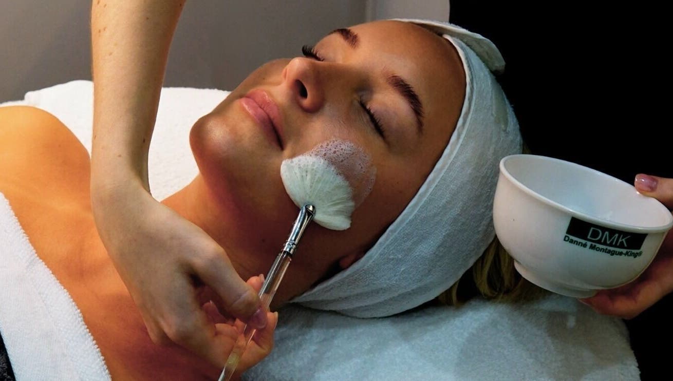 Relaxing facial treatment at Flawless Beauty Newport, Queensland, AU, highlighting expert skincare techniques.