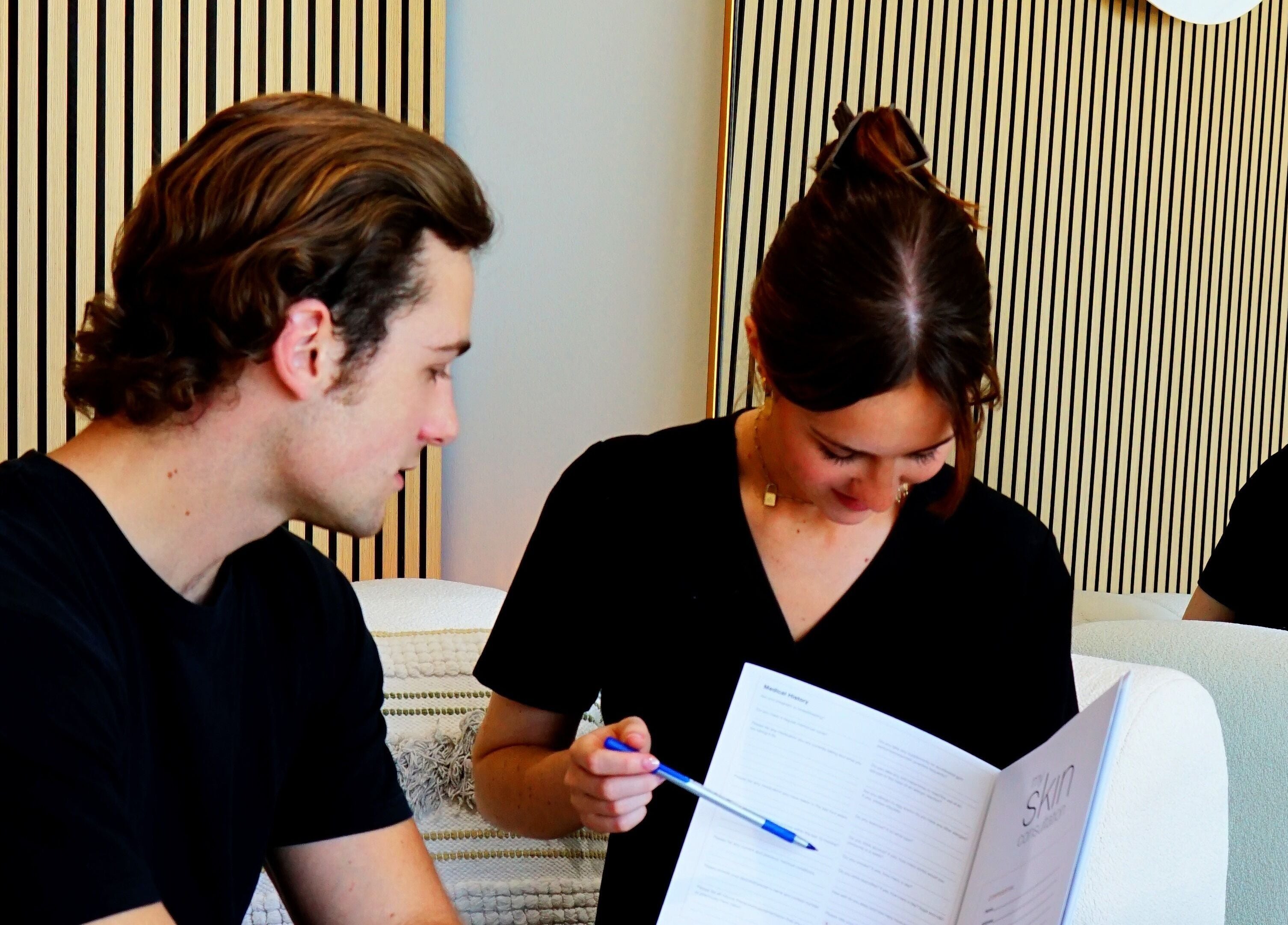 Consultation at Flawless Beauty Newport in Newport, Queensland, AU, showcasing services offered.