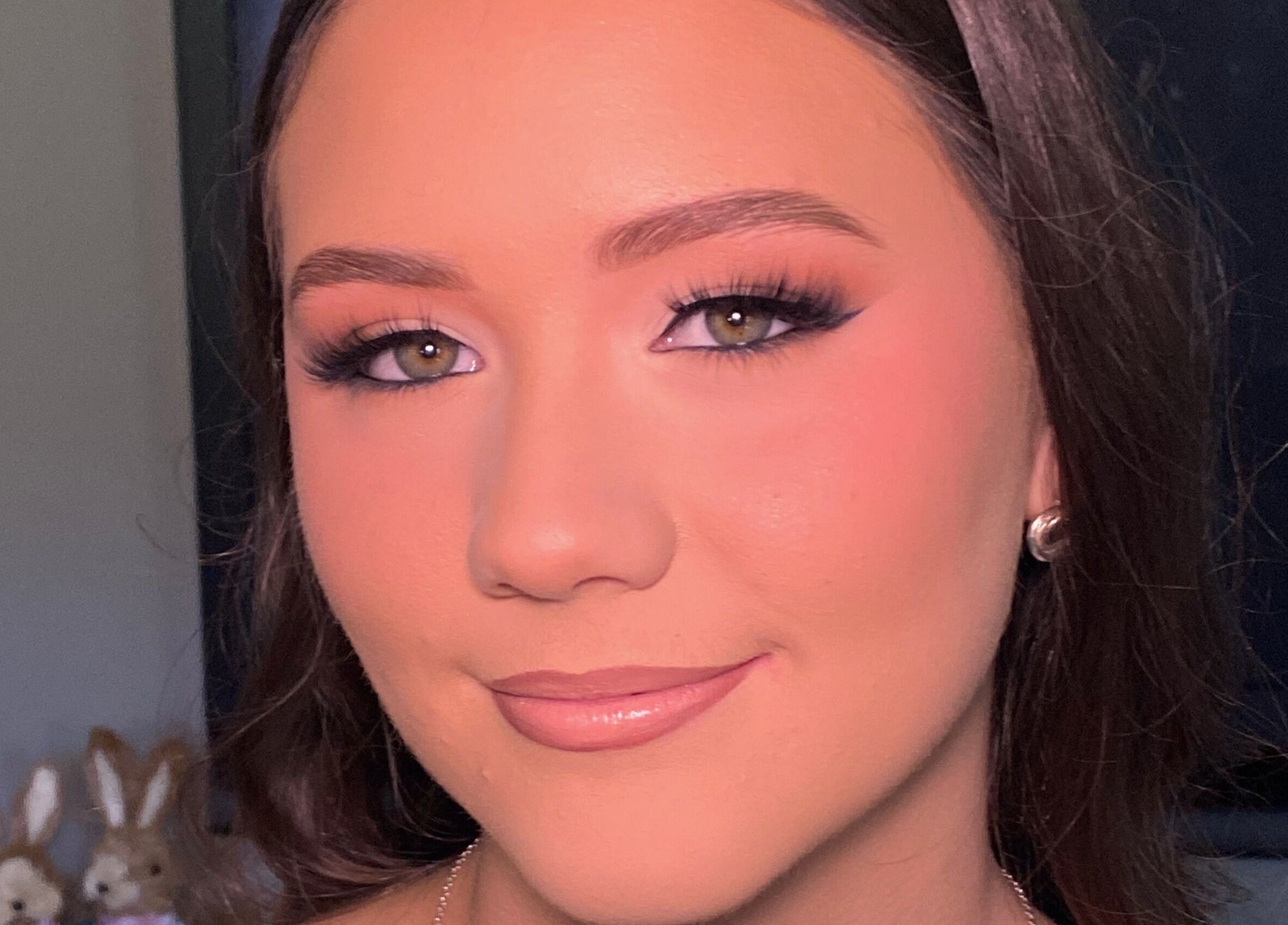 Flawless makeup by Shell Caroline Makeup in Brassall, Queensland, AU, showcasing elegant eye and lip beauty.