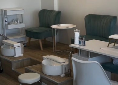 Luxurious pedicure station at Radiant Skincare and Beauty, Plymouth, England, GB for ultimate relaxation.