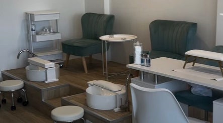 Luxurious pedicure station at Radiant Skincare and Beauty, Plymouth, England, GB for ultimate relaxation.