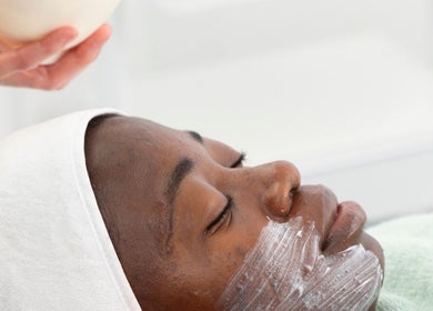 Relaxing facial treatment at Radiant Skincare and Beauty in Plymouth, England, GB, offering tranquility and care.