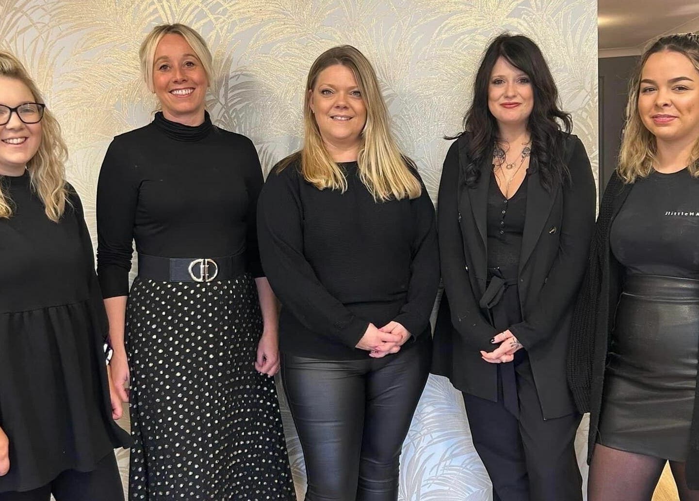 Stylish team at The Little Hair Shop, Whittlesey, England, GB creating a welcoming atmosphere.
