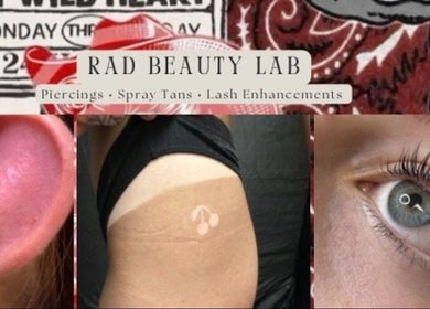 Rad Beauty Lab offers piercings, spray tans, and lash enhancements in South Jordan, Utah, US.