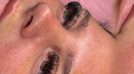 Eyelash extensions at House Of Treatments, Poole, England, GB, showcasing thick, voluminous lashes.