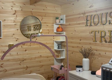 House Of Treatments therapy room with elegant decor in Poole, England, GB.