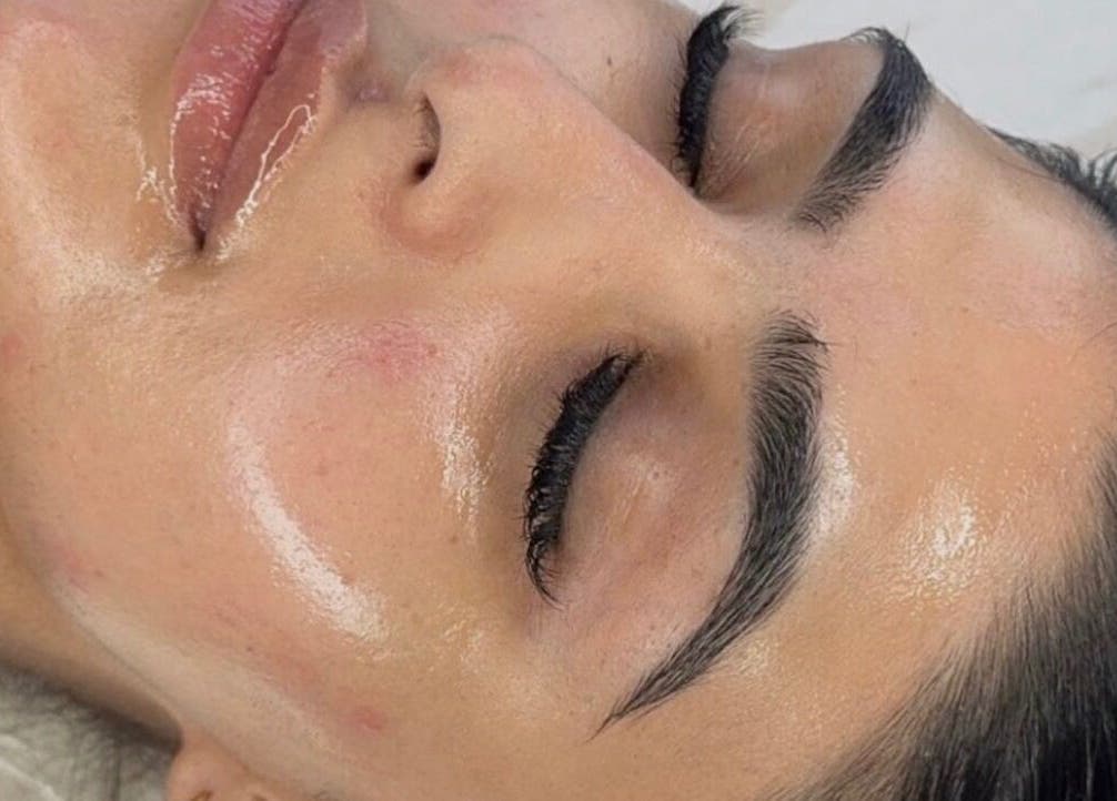 Facial treatment at Bella by Hannah in Bradford, England, GB, showcasing radiant skin.