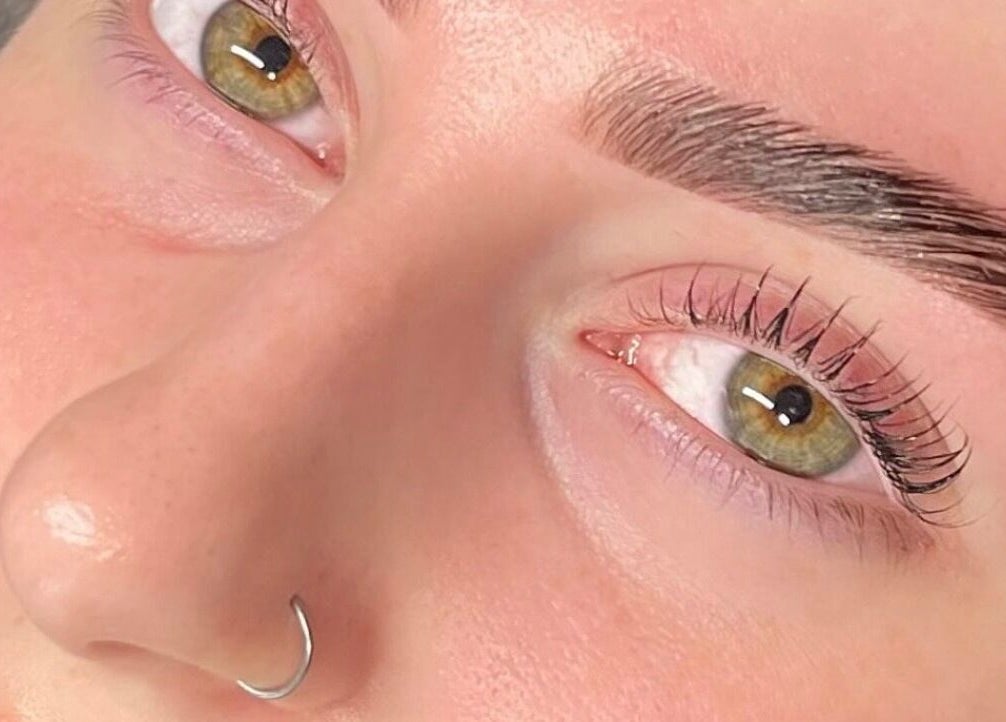 Close-up of styled lashes at Lash Factory, Lilydale, Victoria, AU showcasing lash enhancement.