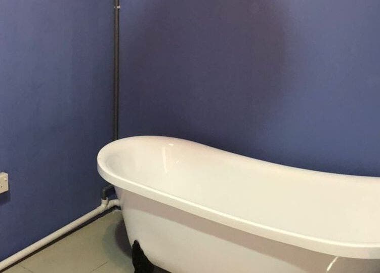 Relaxing bathtub at Khawla Medispa (Mama Wellness), Simpang Ampat, Pulau Pinang, MY, perfect for rejuvenation.