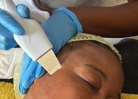 Facial treatment at Skin Construct by D in Soweto, Gauteng, ZA featuring advanced skincare techniques.