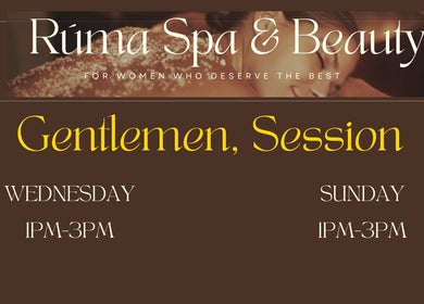 RUMA SPA & BEAUTY in Shah Alam, Selangor, MY hosts Gentlemen's Session Wednesdays and Sundays from 1-3 PM.