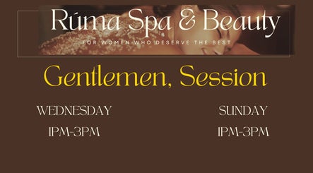 RUMA SPA & BEAUTY in Shah Alam, Selangor, MY hosts Gentlemen's Session Wednesdays and Sundays from 1-3 PM.