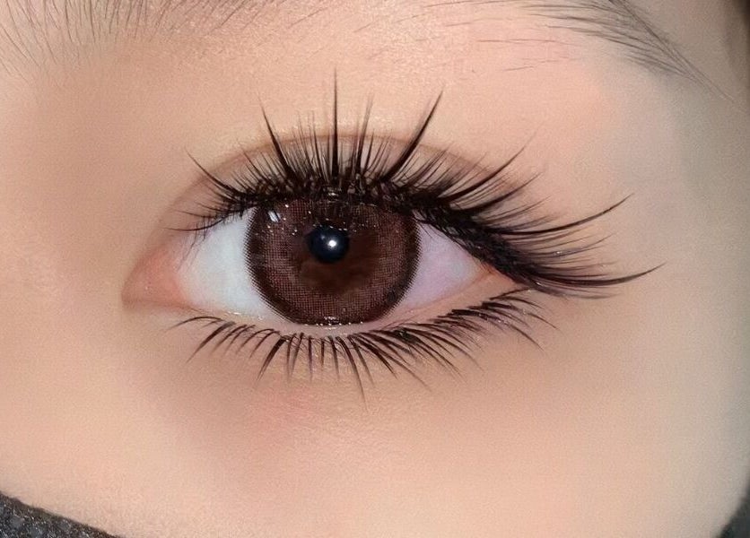 Close-up of beautifully styled lashes at Fancy Lash - Bondi Junction, Bondi Junction, New South Wales, AU.
