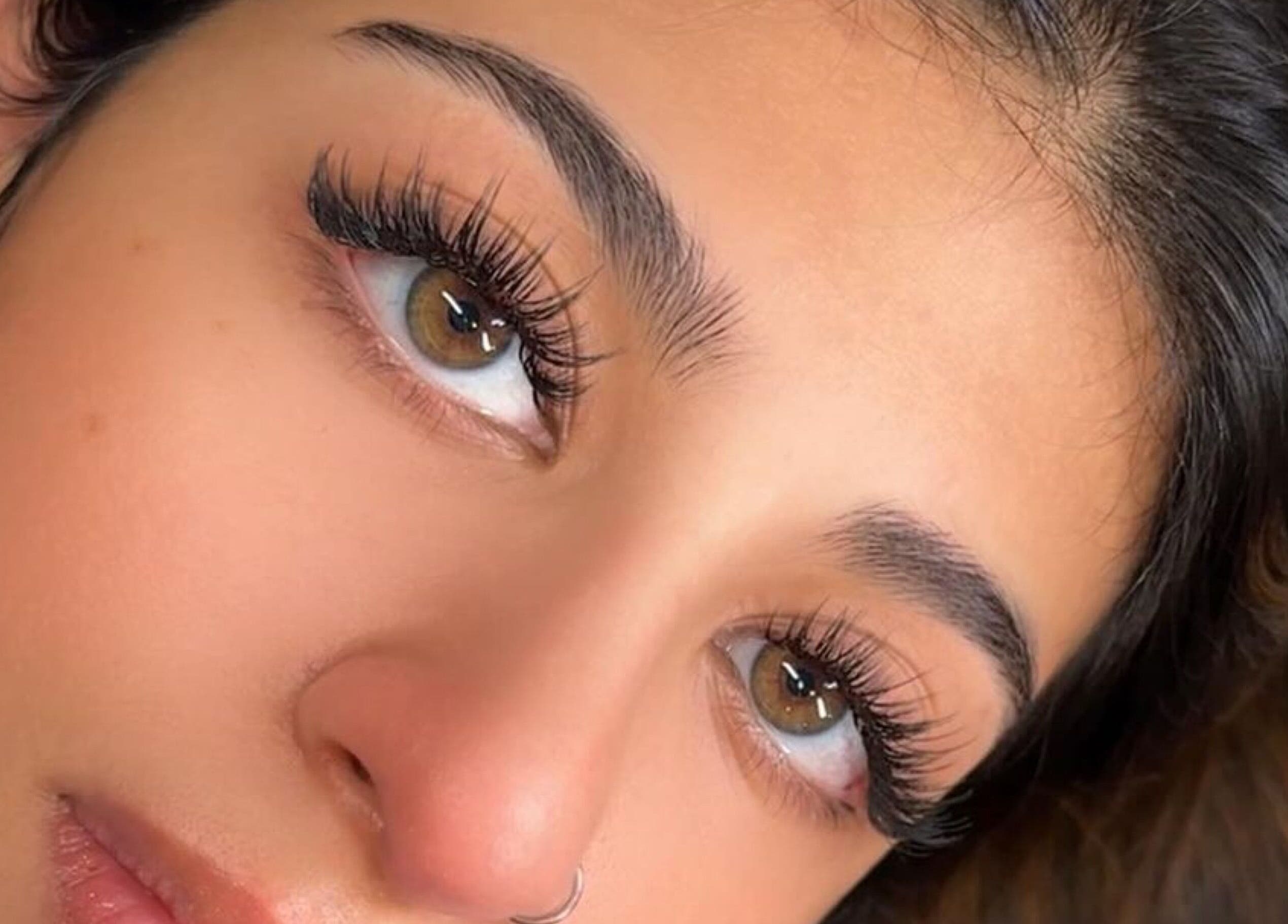 Close-up of elegant lashes from Fancy Lash - Bondi Junction, located in Bondi Junction, New South Wales, AU.