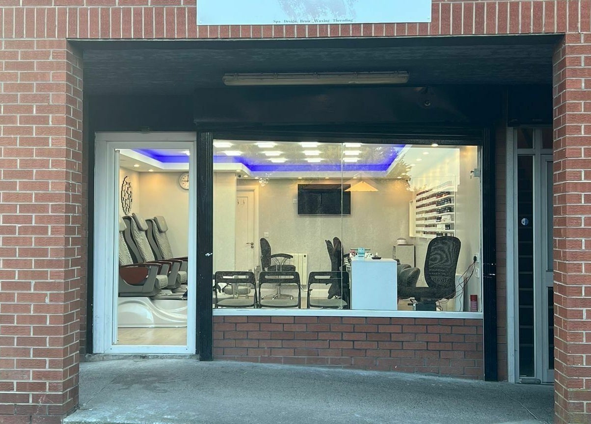 Exterior view of Kim.V Nails salon in Celbridge, County Kildare, IE, showcasing a modern and inviting entrance.