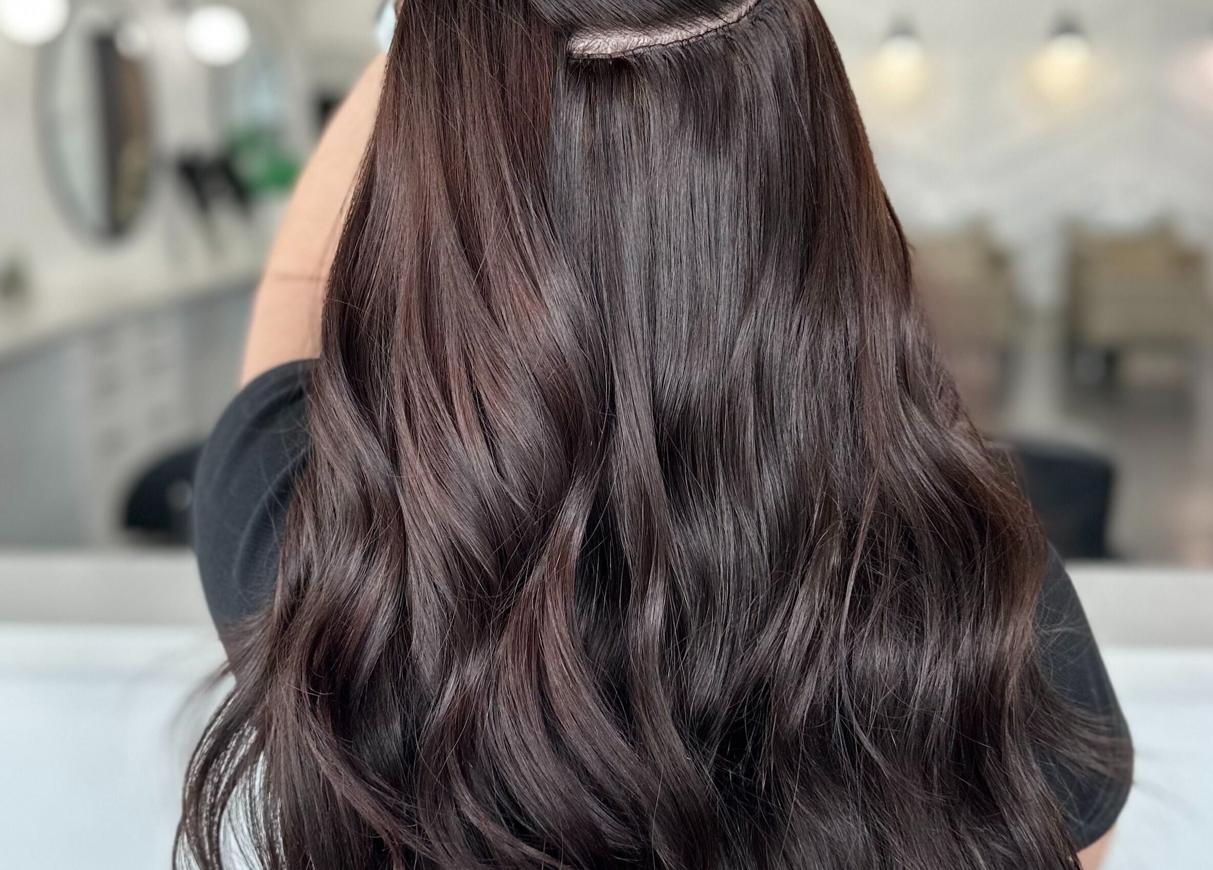 Hair transformation at West Ivie Collective Beauty Lounge • Hair Extensions • Education, Lindon, Utah, US.