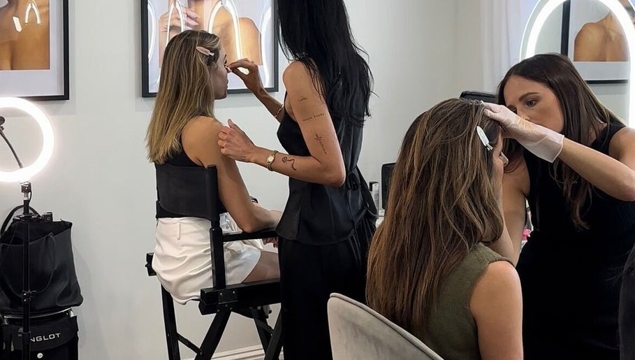 Makeup artists at Spring Racing Carnival Bookings - FITZROY POP UP, Fitzroy, Victoria, AU enhancing beauty.