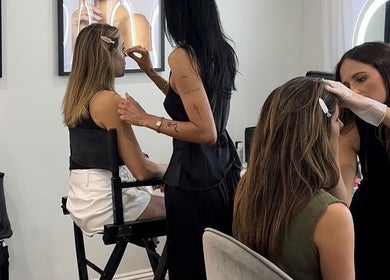 Makeup artists at Spring Racing Carnival Bookings - FITZROY POP UP, Fitzroy, Victoria, AU enhancing beauty.